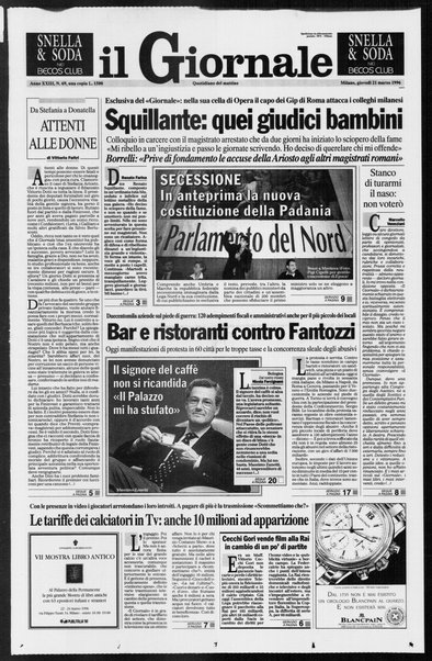 Il giornale : quotidiano del mattino